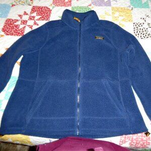 LL Bean XL petite fleece jacket